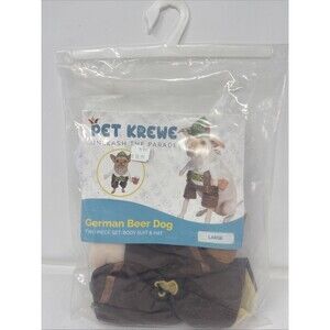 LARGE Pet Krewe German Oktoberfest Dog Costume NEW IN PACKAGE